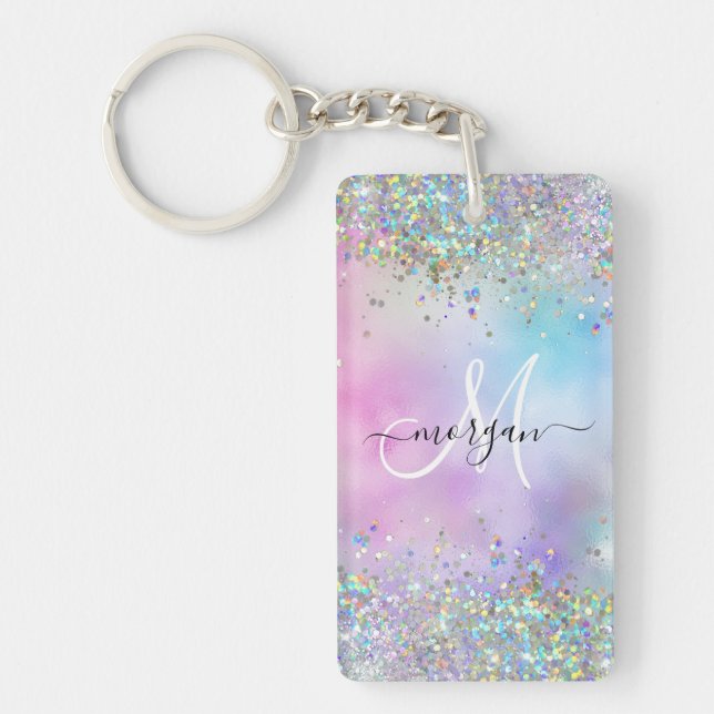 Parties scintillant holographique Rainbow Pastels  (Devant)