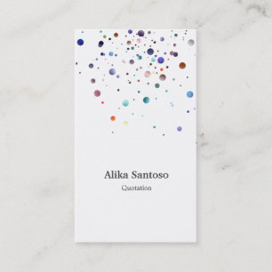 Parties scintillant Il semble Carte de visite