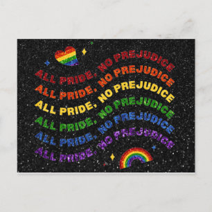 PARTIES SCINTILLANT LGBT Toute Fierté Aucune Carte