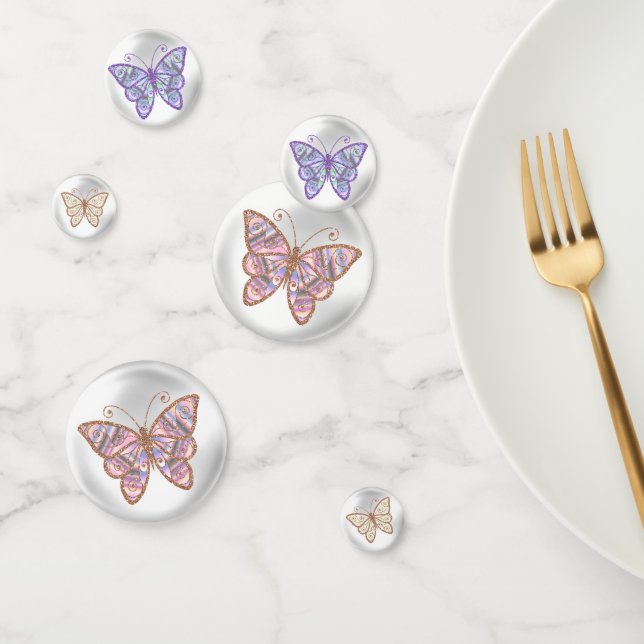 Parties scintillant Look Papillons Confetti (Groupe)
