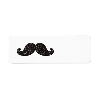 Parties scintillant NOIRE AMUSANTE MUSTACHE