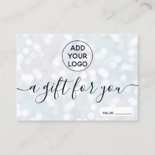 parties scintillant Pearl nacre certificat cadeau