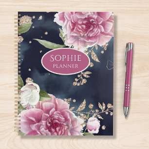 Parties scintillant personnalisée Aquarelle rose f
