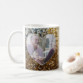 Parties scintillant Photo Cadre Mug Enveloppement