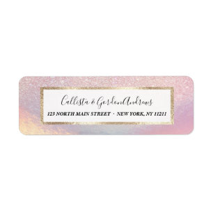 Parties scintillant rose Chic Iridescente Dégrad