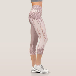 Parties scintillant rose Gold Blush Leggings - Vot