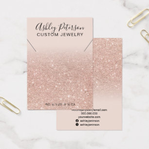 Parties scintillant rose or  chic collier étalage