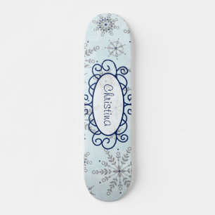 Parties scintillant Snowflakes Comp Skateboard