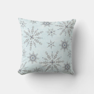 Parties scintillant Snowflakes Coussin Jeu d'oreil
