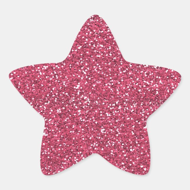 PARTIES SCINTILLANT STAR BABY SHOWER STICKER (Devant)