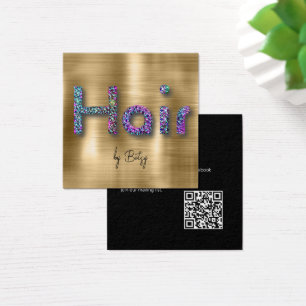 Parties scintillant sur Carte de visite de la list