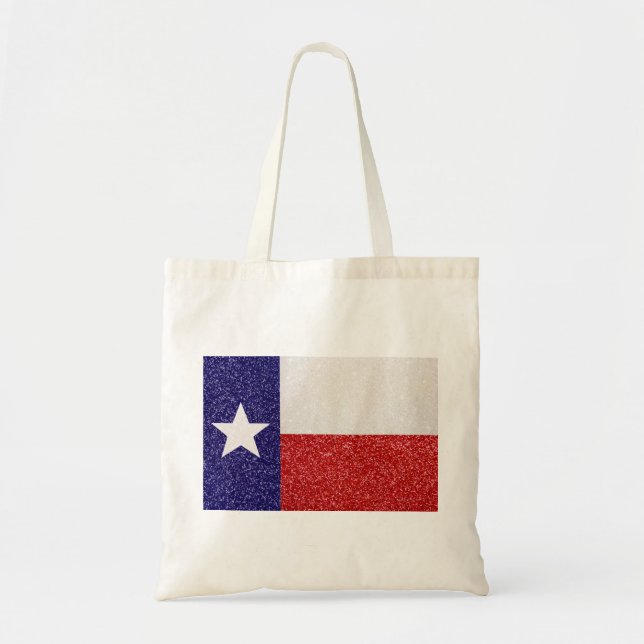Parties scintillant Texas drapeau sac fourre-tout  (Devant)