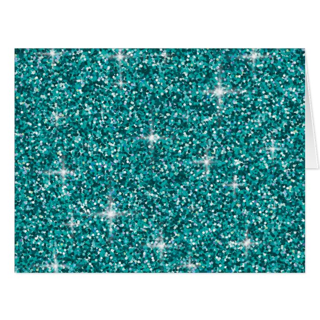 parties scintillant turquoise irisée (Devant horizontal)