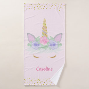 Parties scintillant Unicorn face Pink Gold Girls P