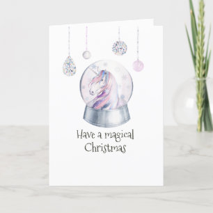 Parties scintillant Unicorn hiver photo de vacance