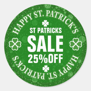 Parties scintillant verte Sticker de vente sur mes