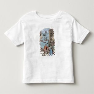 Parting of Columbus with Ferdinand and Toddler T-shirt