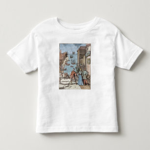 Parting of Columbus with Ferdinand and Toddler T-shirt