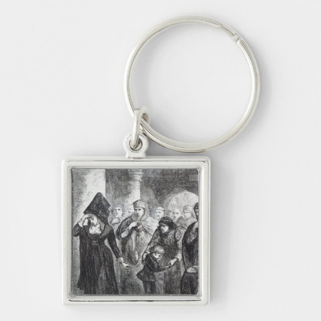 Parting of Queen Elizabeth Wydville and her Keychain (Front)