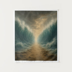 'Parting of the RED SEA' Faith Inspired Tapestry