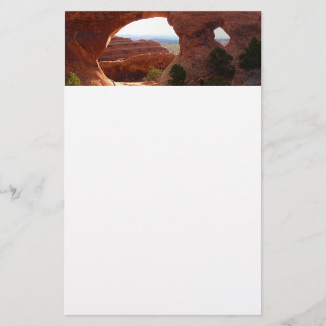 Partition Arch at Arches National Park Stationery (Front)