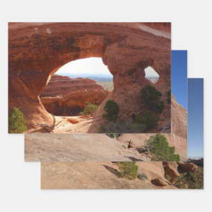Partition Arch I at Arches National Park Wrapping Paper Sheet