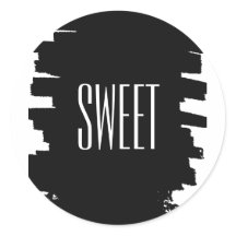 Partition de stickers de faveur SWEET
