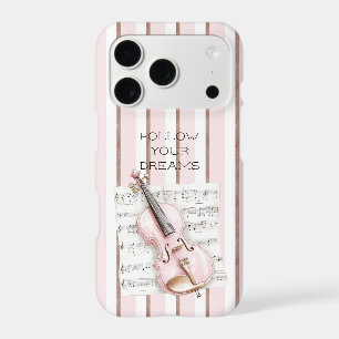 Partition de violon rose