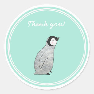 Partition Sticker Baby Penguin Merci Sticker