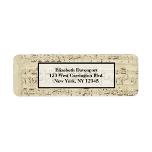 Partition sur parchemin manuscrite en encre