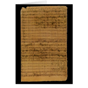 Partition vintage de Johann Sebastian Bach