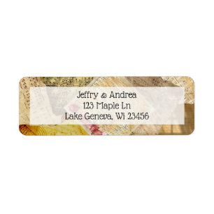 Partition vintage Musique Rose ancienne Étiquette