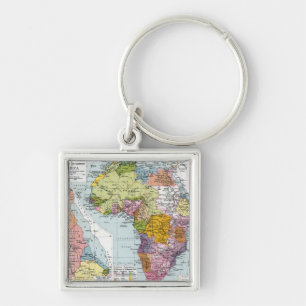 PARTITIONED AFRICA, 1914 KEYCHAIN