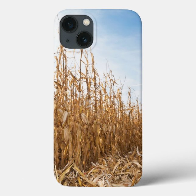 Partly Harvested Corn Field Case-Mate iPhone Case (Back)