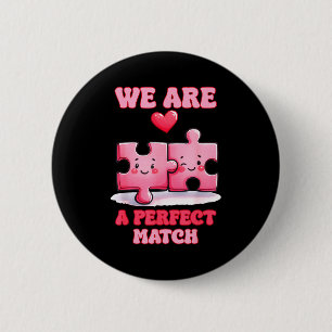 Partner Boyfriend Girlfriend Couples Gifts Valenti 2 Inch Round Button