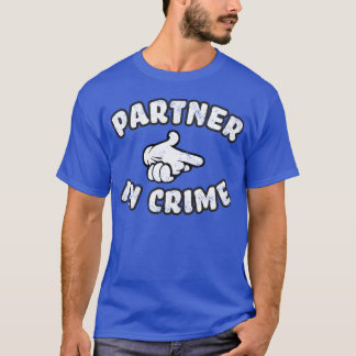 Partner In Crime Bff Best Friends Forever retro T-Shirt