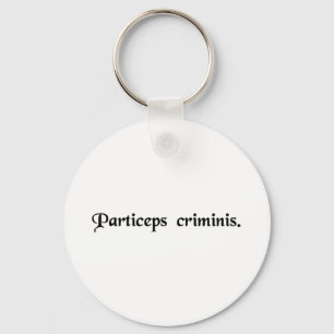 Partner in crime. keychain