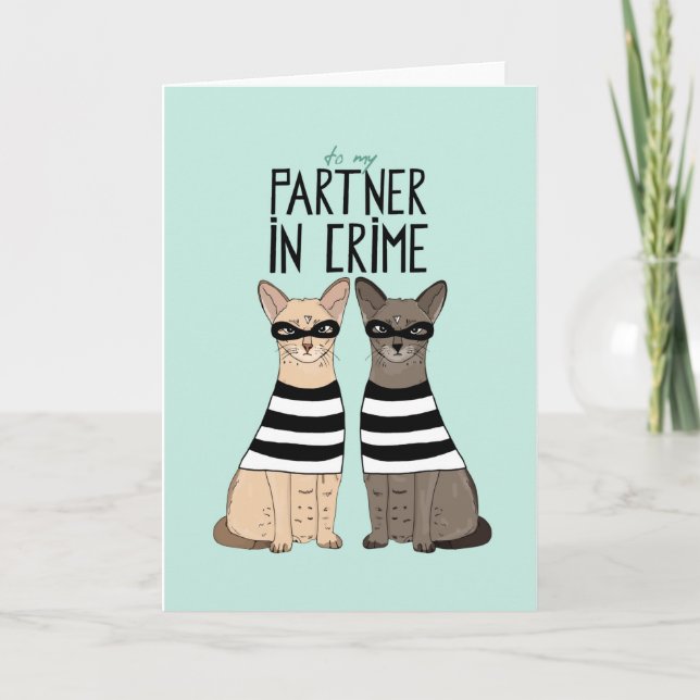 Partner In Crime Love Card (Front)