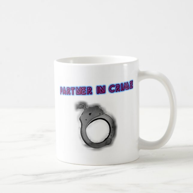 Partner In Crime Right Handcuff Coffee Mug (Right)