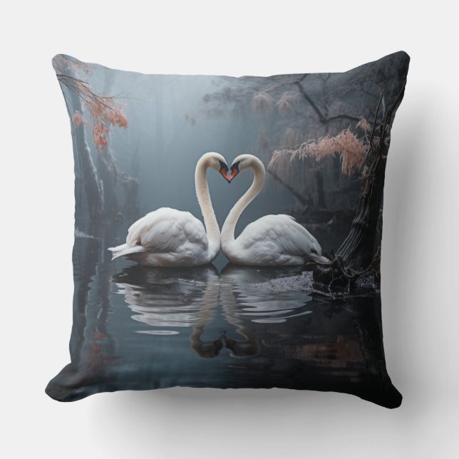 Partners for life throw pillow (Front)