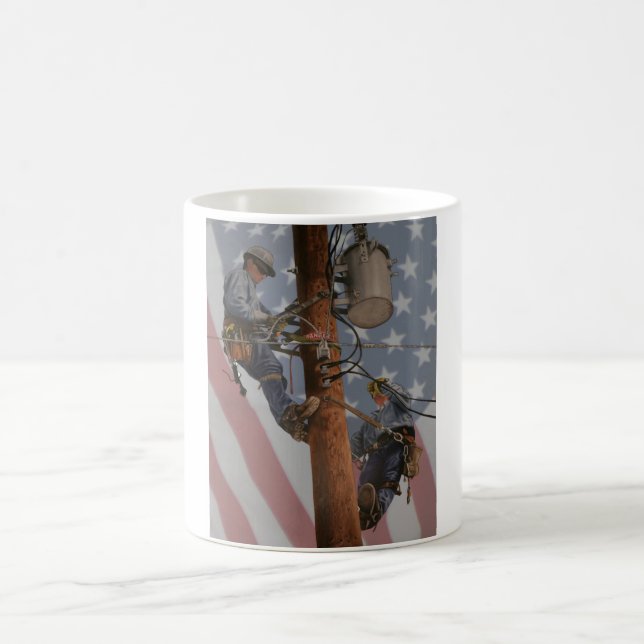 Partners in Power - USA Coffee Mug (Center)
