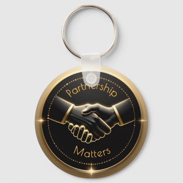 Partnership Matters Keychain (Front)