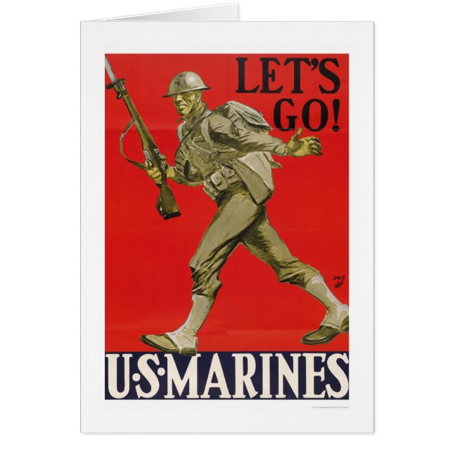 Partons !  Les États-Unis Marines (Devant)