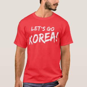 Partons T-shirt de carte de travail de la Corée