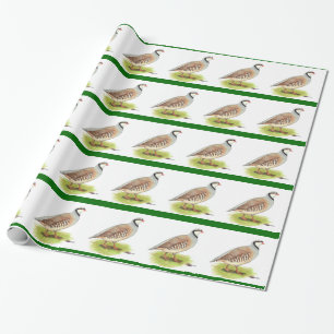 Partridge:  Chukar Wrapping Paper