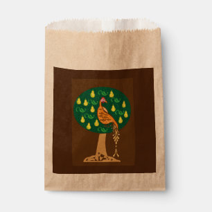 Partridge in a pear tree favour bag