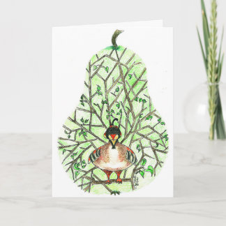 Partridge in a Pear Tree Greeting Card