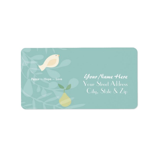 partridge in a pear tree Labels (Front)