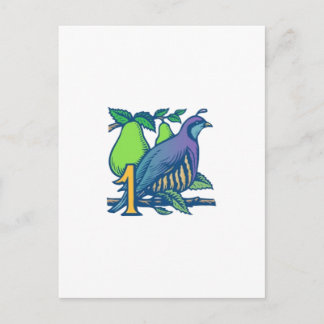 Partridge in a Pear Tree Postcard