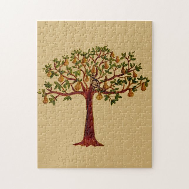 Partridge in a Pear Tree Puzzle Gift Box (Vertical)